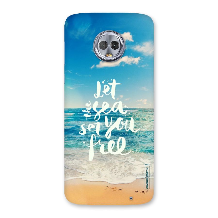 Free Sea Back Case for Moto G6 Plus