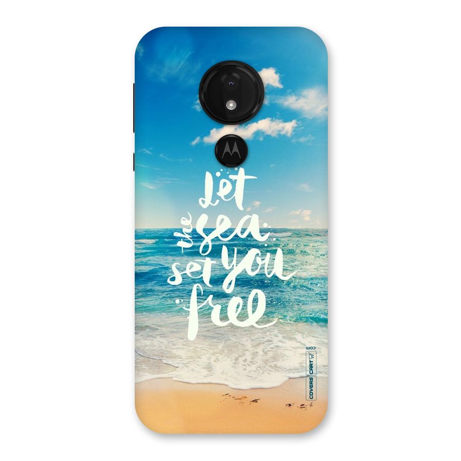 Free Sea Back Case for Moto G7 Power