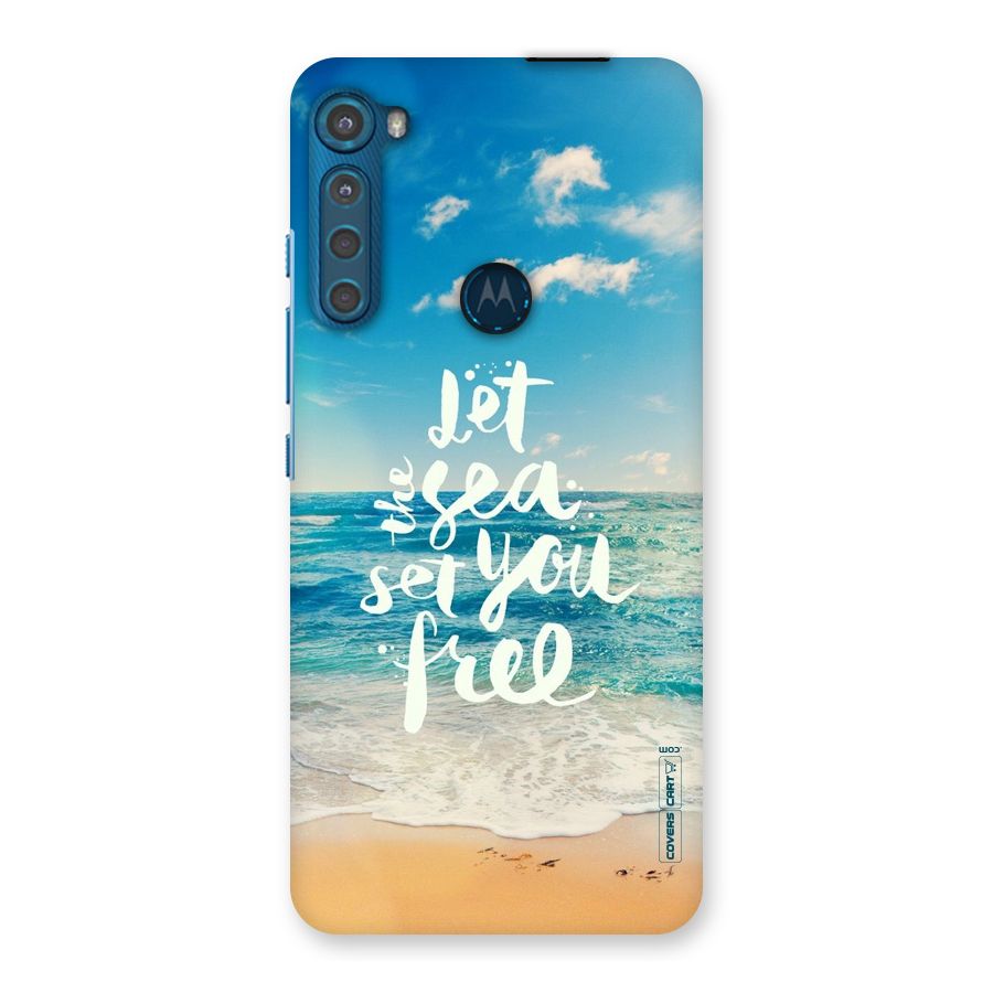 Free Sea Back Case for Motorola One Fusion Plus