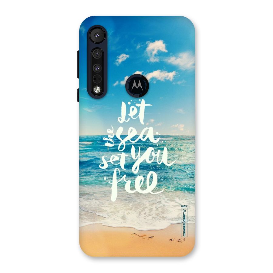 Free Sea Back Case for Motorola One Macro