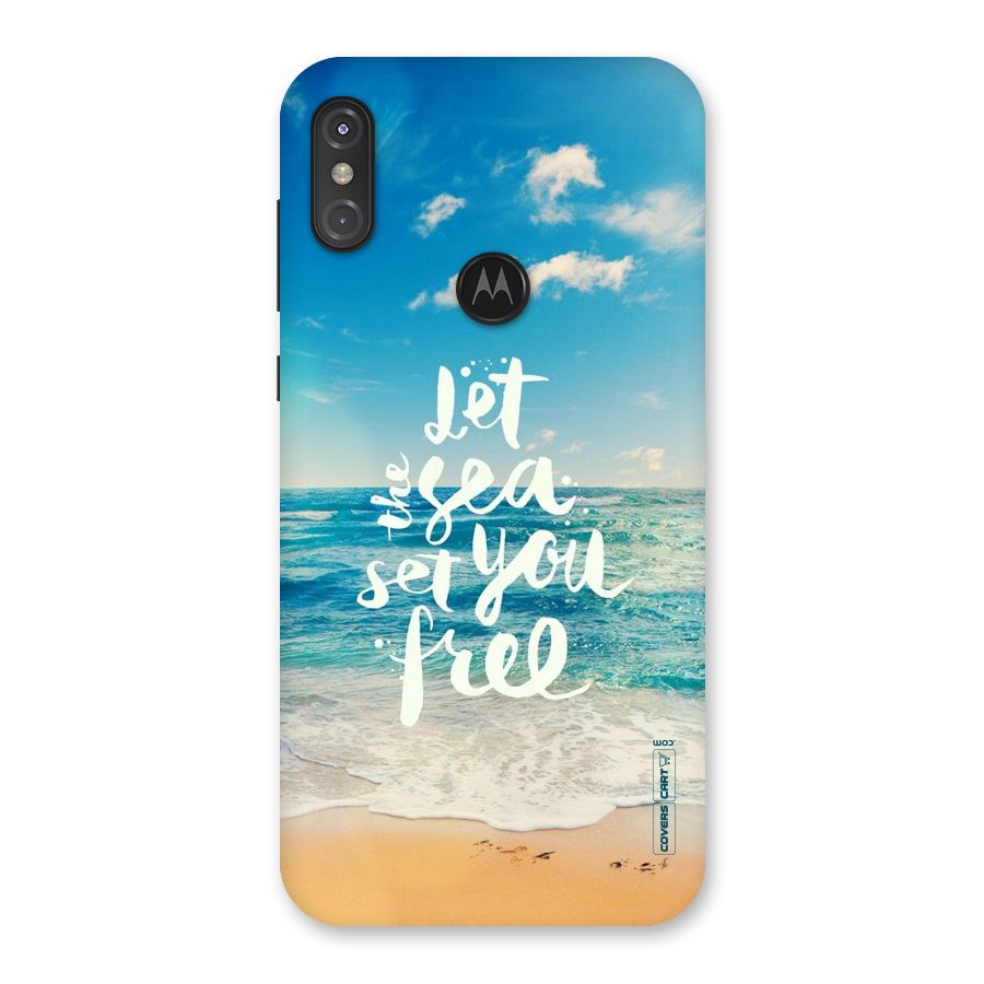 Free Sea Back Case for Motorola One Power