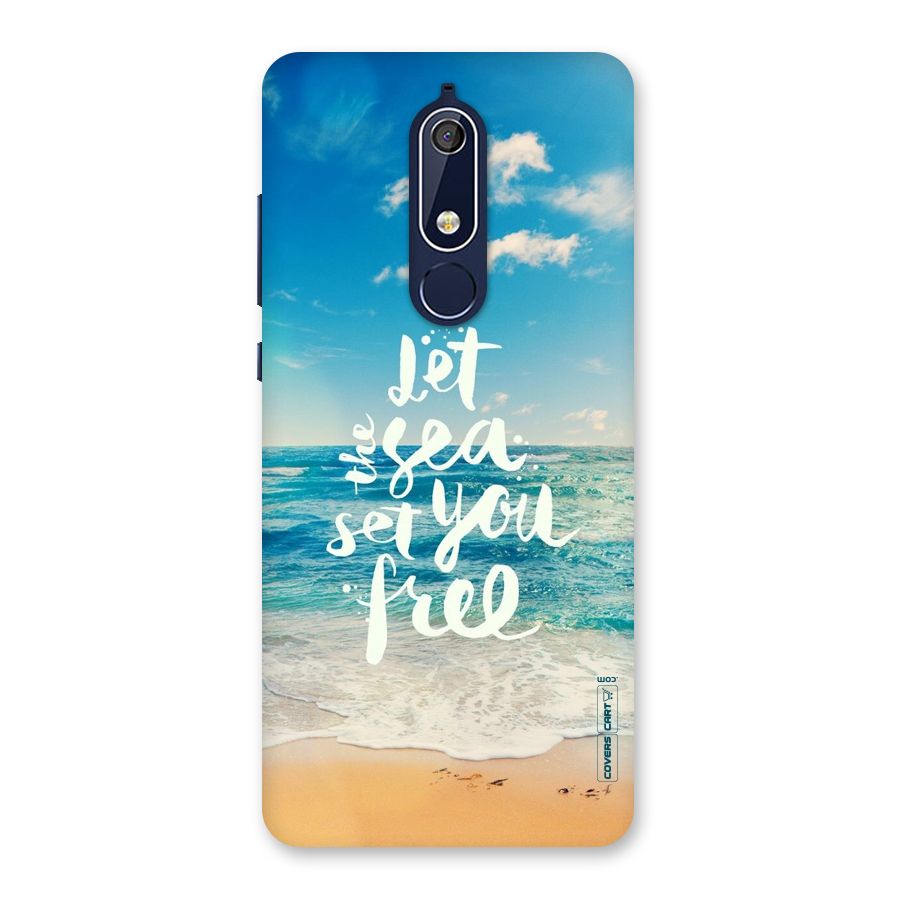 Free Sea Back Case for Nokia 5.1