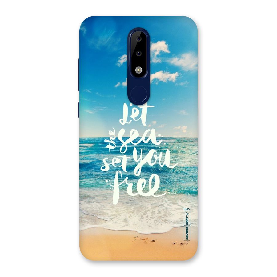 Free Sea Back Case for Nokia 5.1 Plus