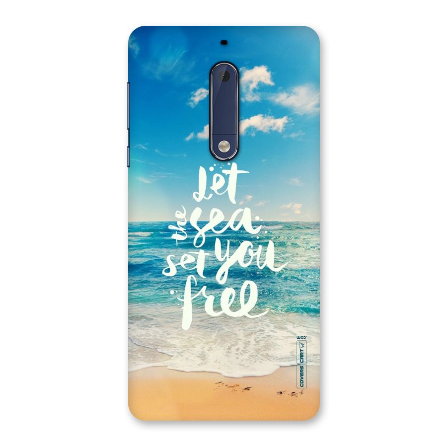 Free Sea Back Case for Nokia 5