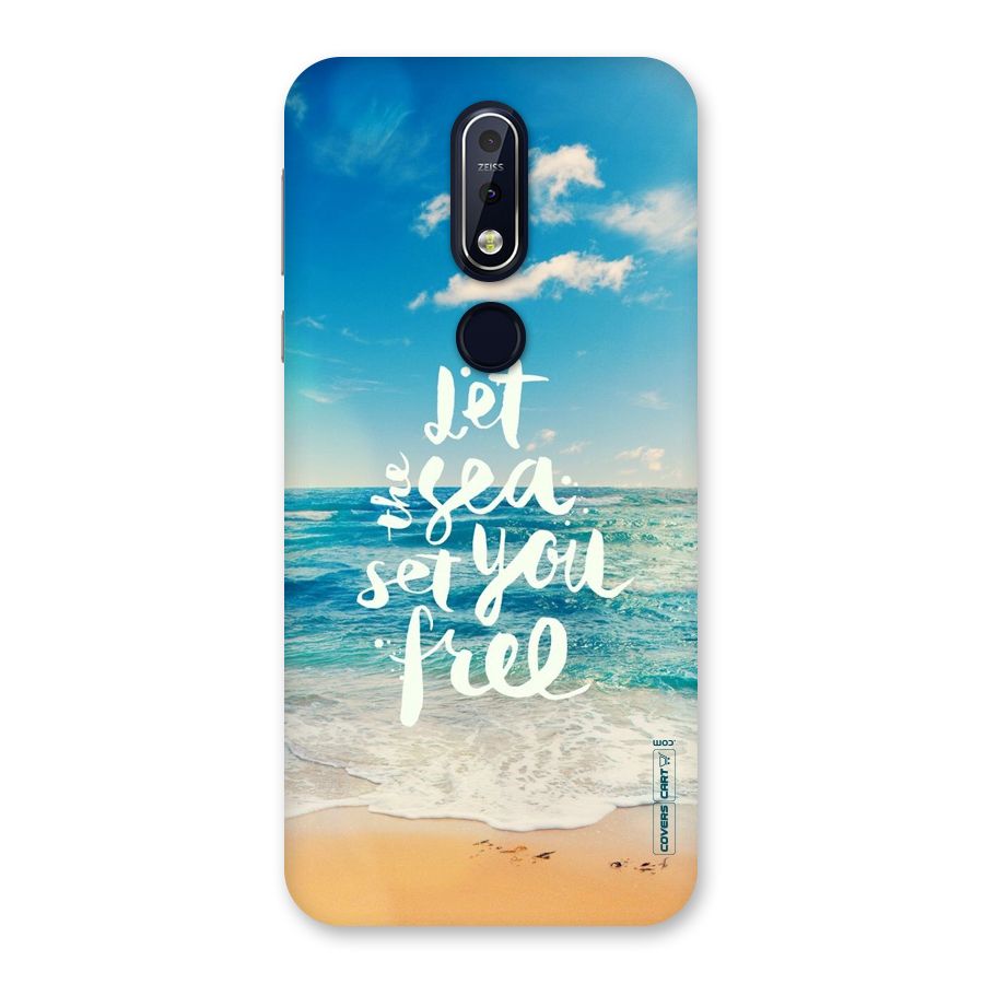 Free Sea Back Case for Nokia 7.1