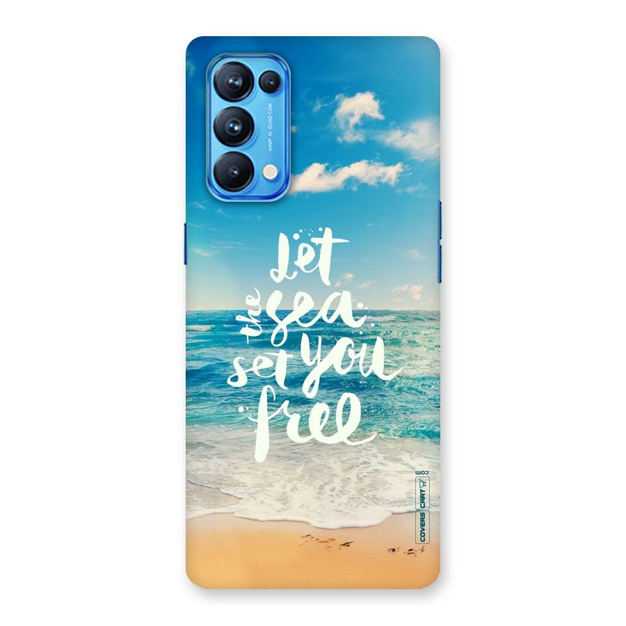 Free Sea Back Case for Oppo Reno5 Pro 5G