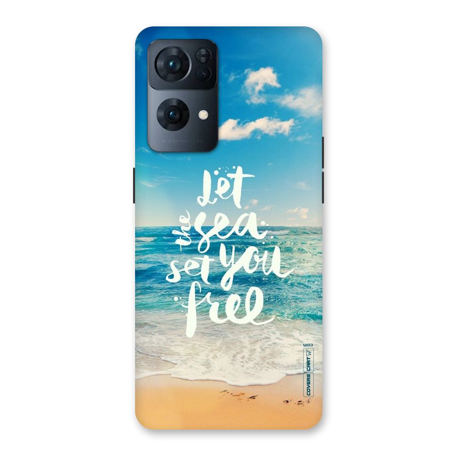 Free Sea Back Case for Oppo Reno7 Pro 5G