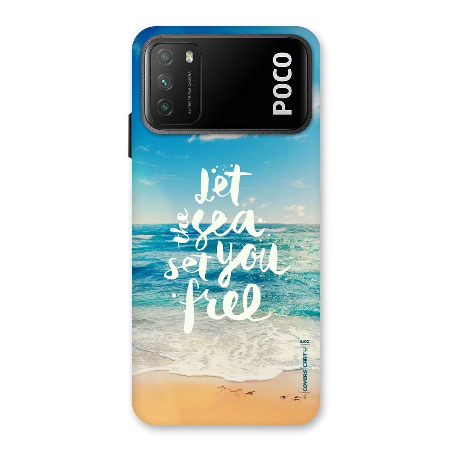 Free Sea Back Case for Poco M3