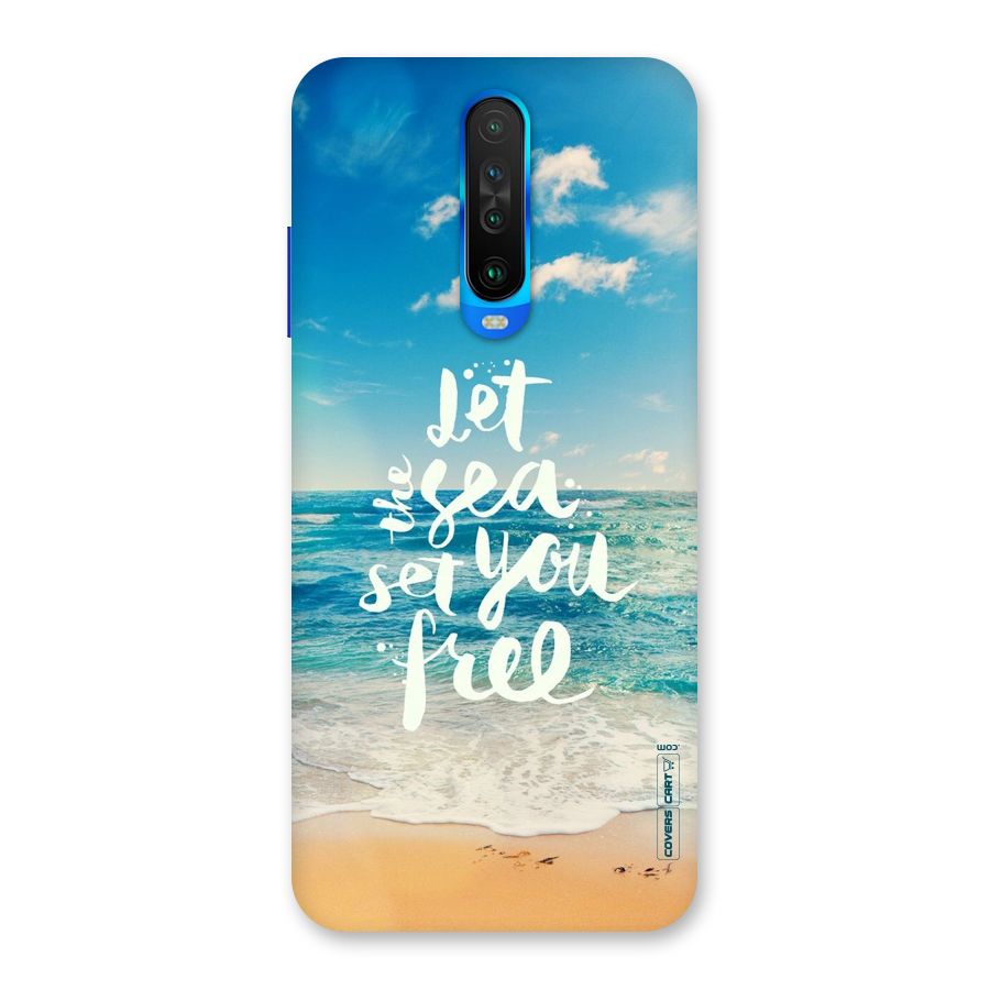 Free Sea Back Case for Poco X2