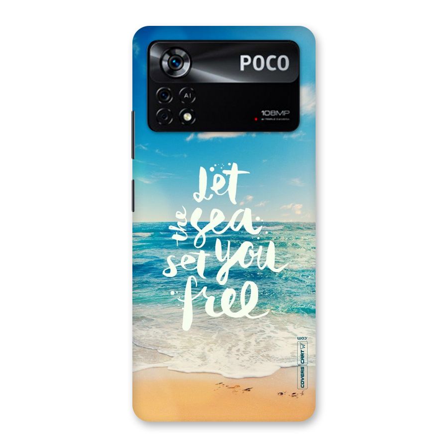 Free Sea Back Case for Poco X4 Pro 5G