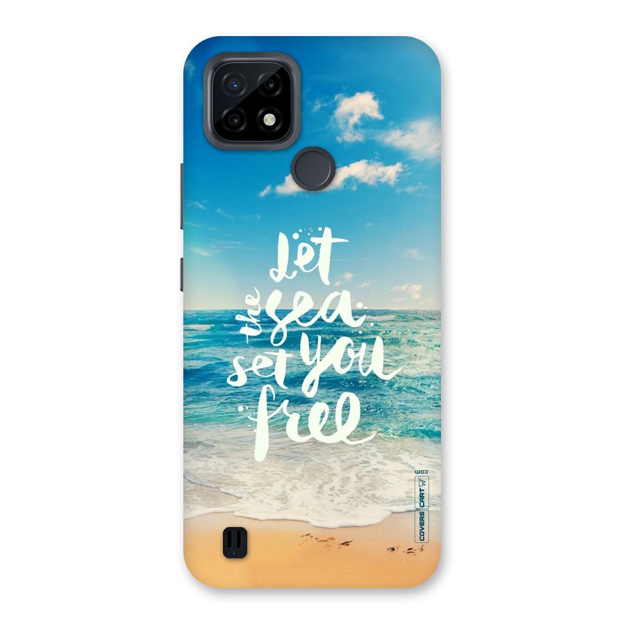 Free Sea Back Case for Realme C21