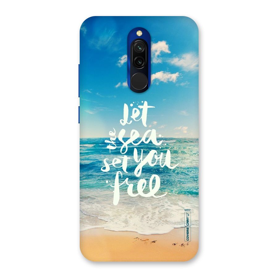 Free Sea Back Case for Redmi 8