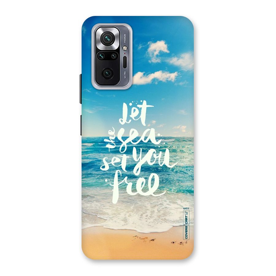 Free Sea Back Case for Redmi Note 10 Pro Max