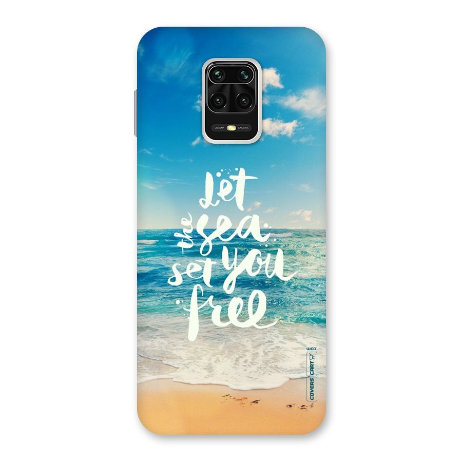 Free Sea Back Case for Redmi Note 9 Pro Max