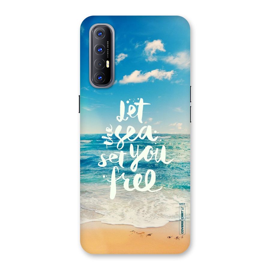 Free Sea Back Case for Reno3 Pro