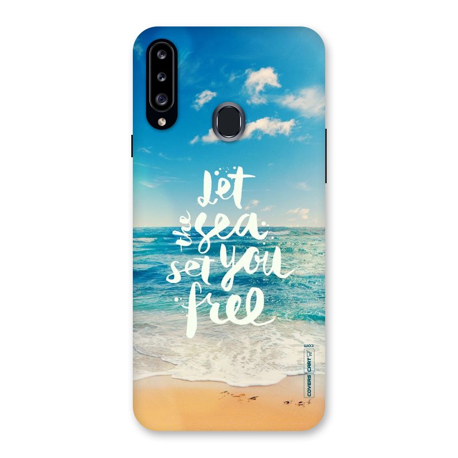 Free Sea Back Case for Samsung Galaxy A20s