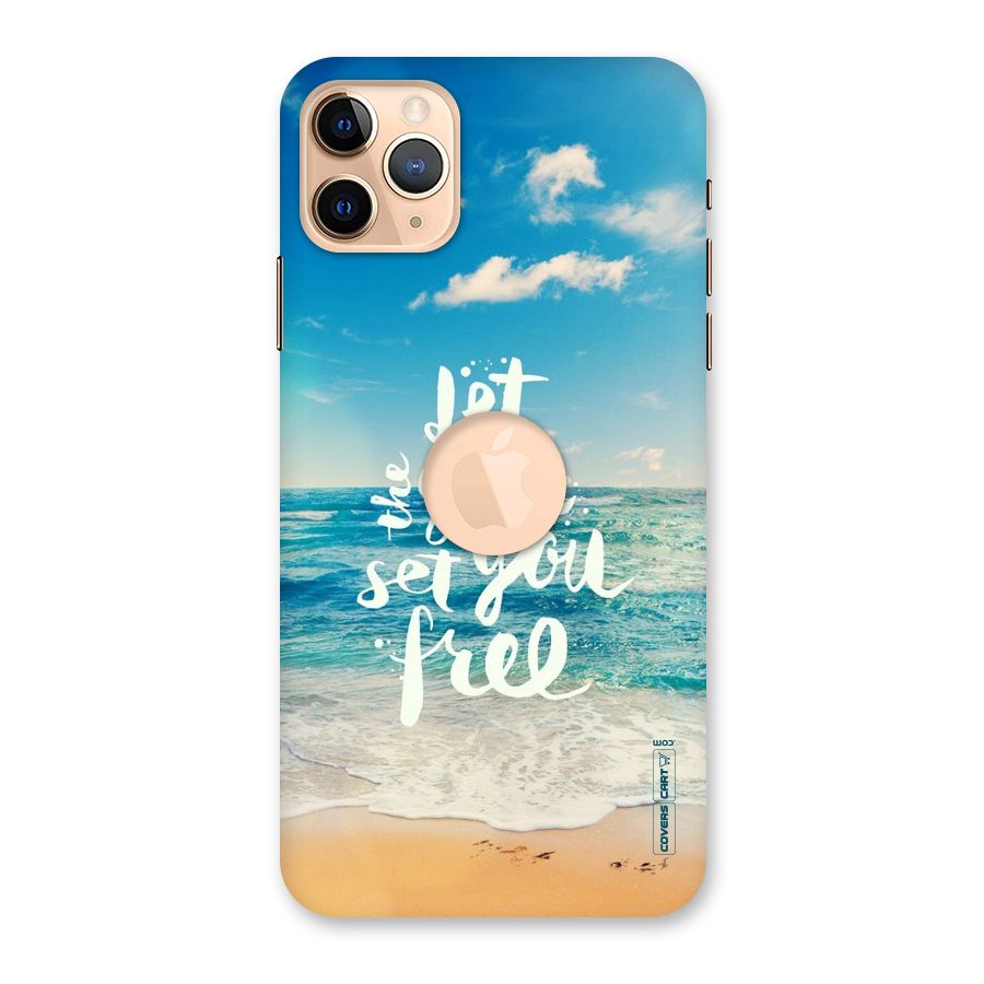 Free Sea Back Case for iPhone 11 Pro Max Logo Cut