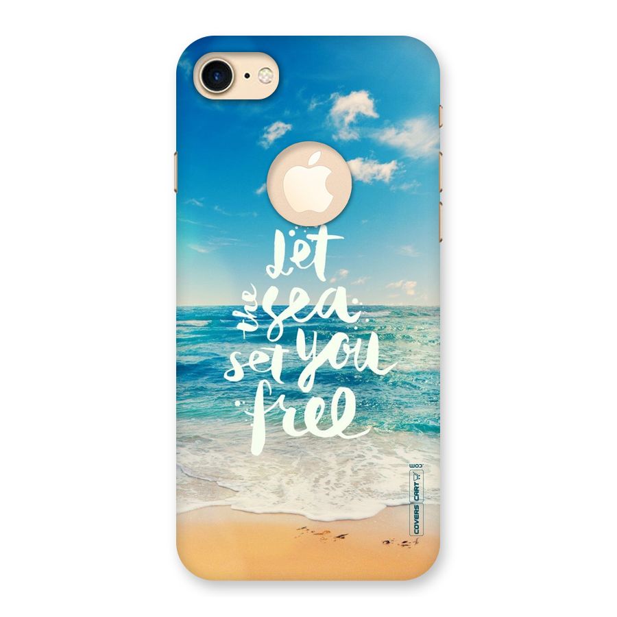 Free Sea Back Case for iPhone 7 Logo Cut
