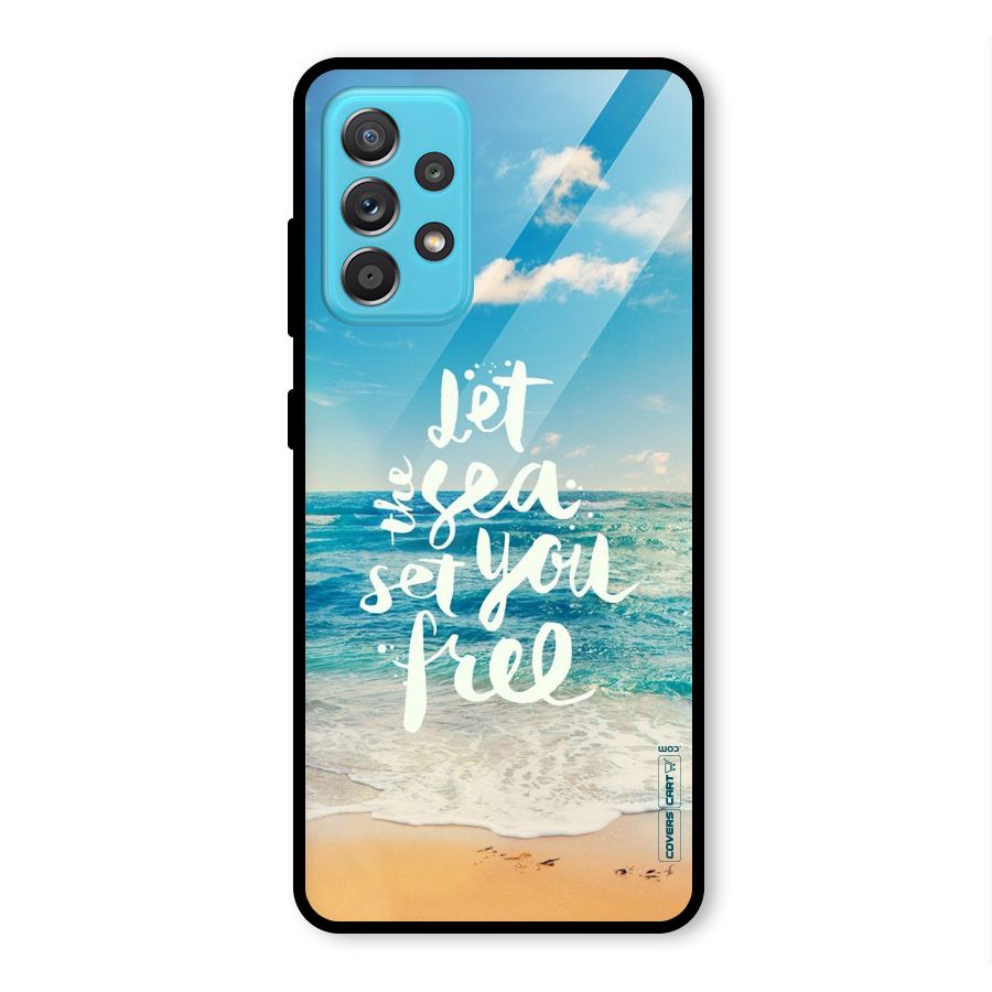 Free Sea Glass Back Case for Galaxy A52