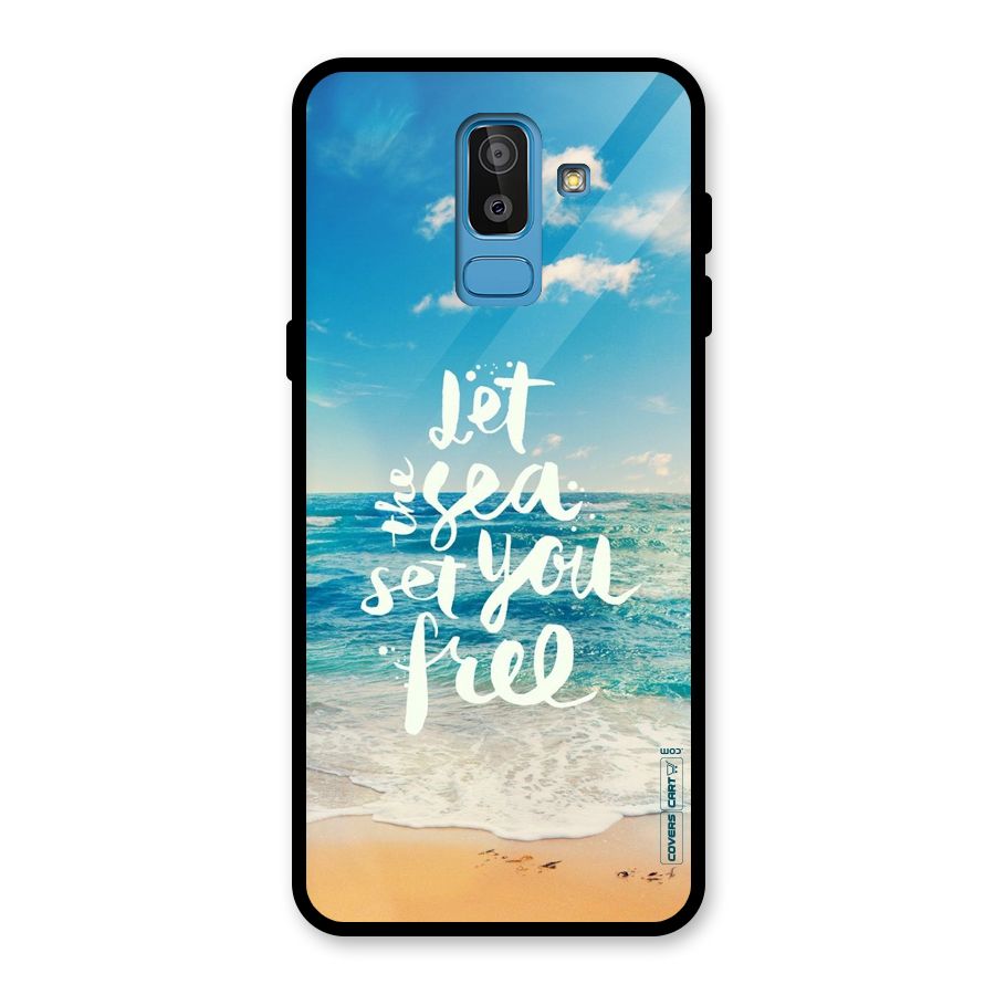 Free Sea Glass Back Case for Galaxy J8