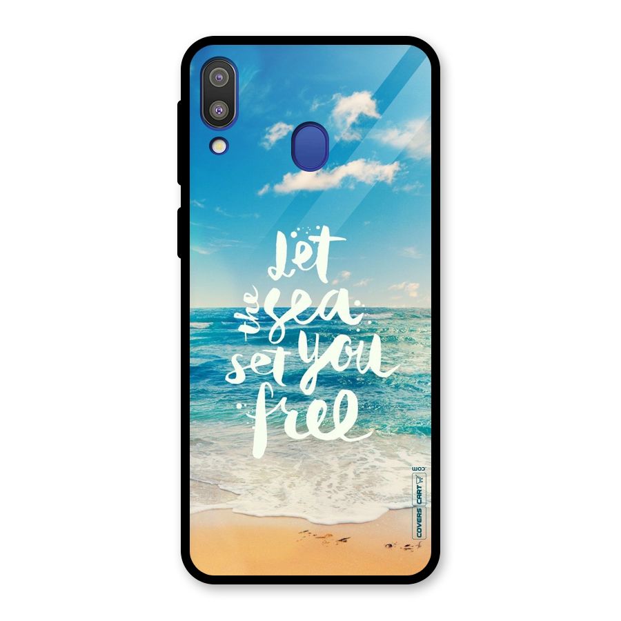 Free Sea Glass Back Case for Galaxy M20
