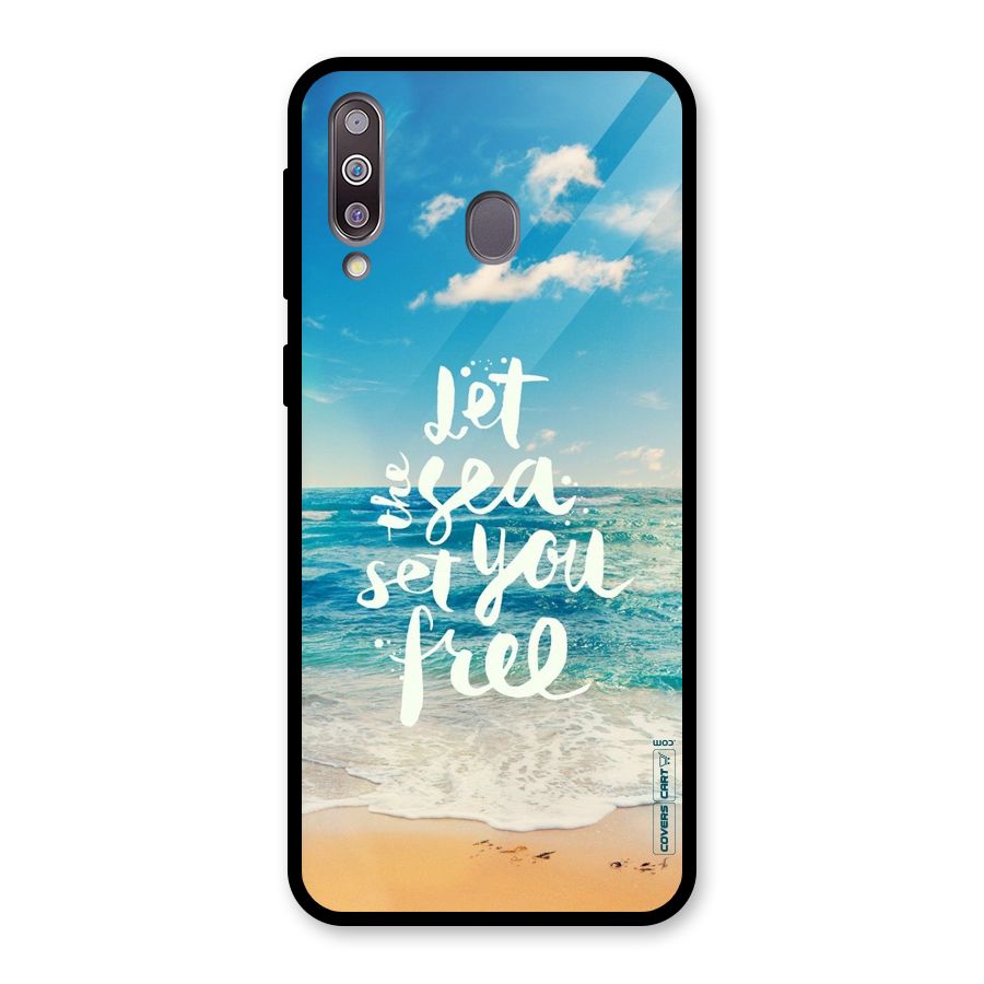 Free Sea Glass Back Case for Galaxy M30