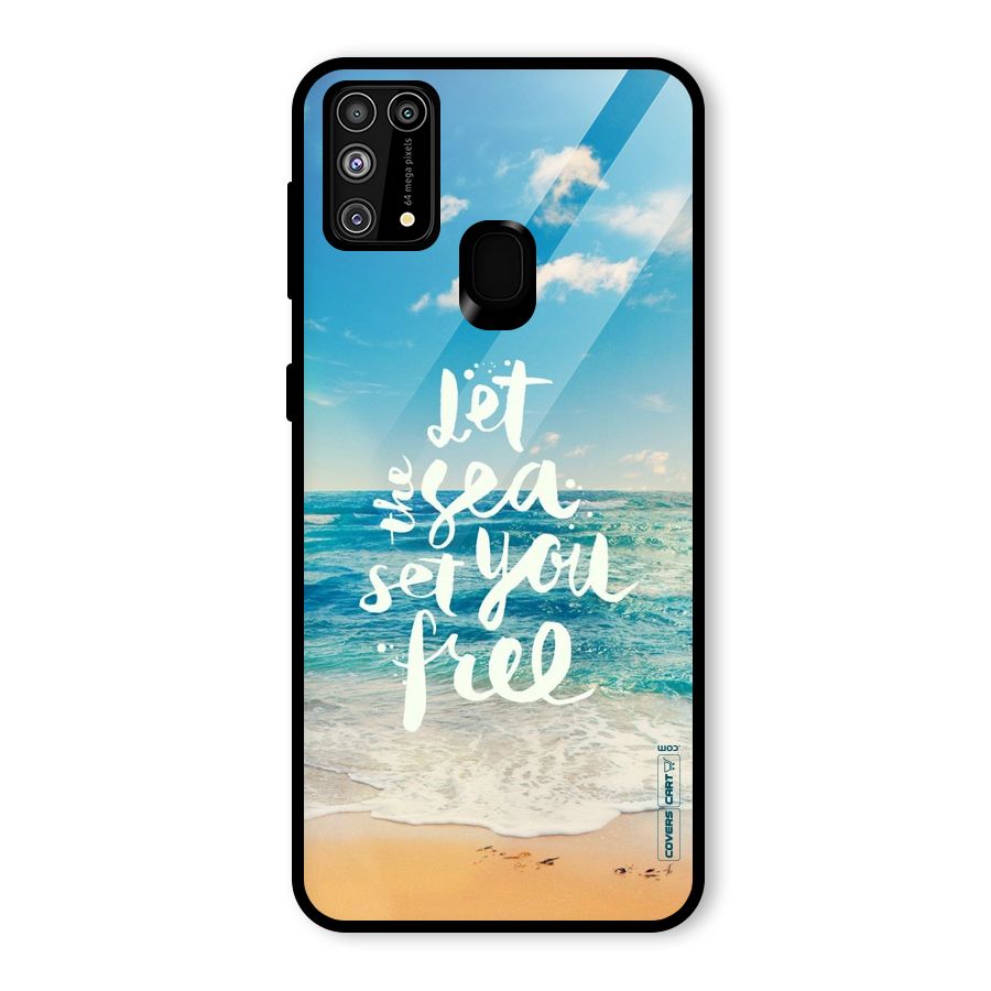 Free Sea Glass Back Case for Galaxy M31