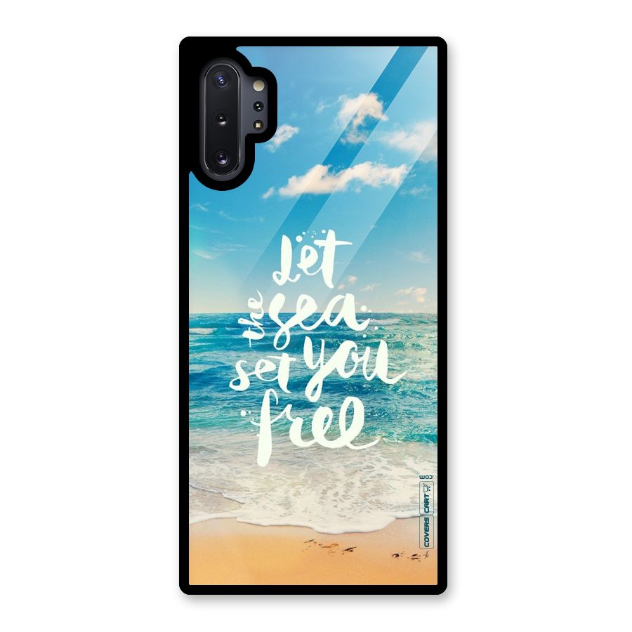 Free Sea Glass Back Case for Galaxy Note 10 Plus