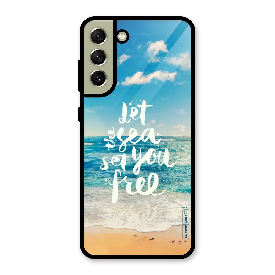 Free Sea Glass Back Case for Galaxy S21 FE 5G