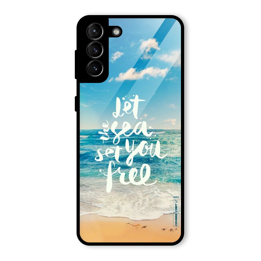 Free Sea Glass Back Case for Galaxy S21 Plus