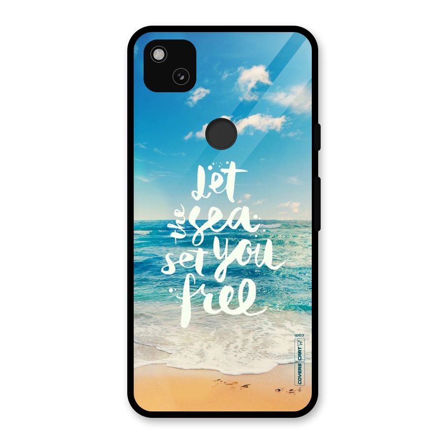 Free Sea Glass Back Case for Google Pixel 4a