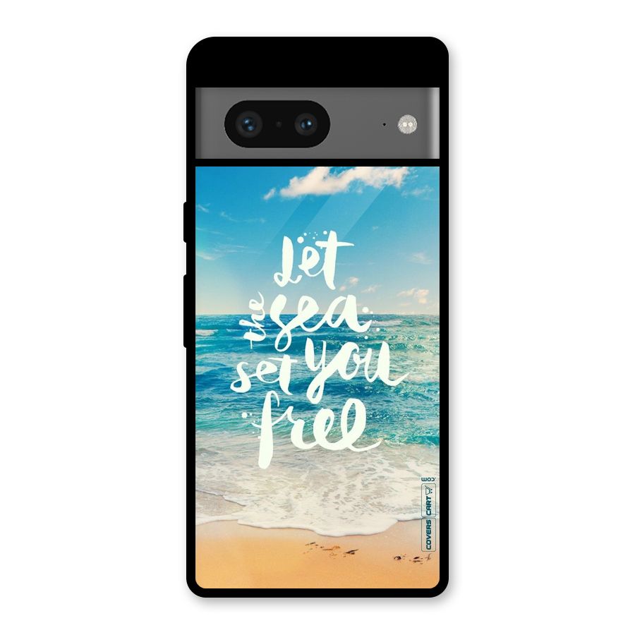 Free Sea Glass Back Case for Google Pixel 7