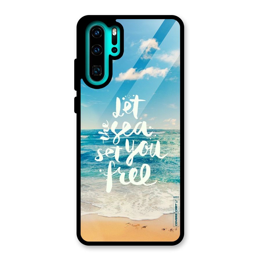 Free Sea Glass Back Case for Huawei P30 Pro