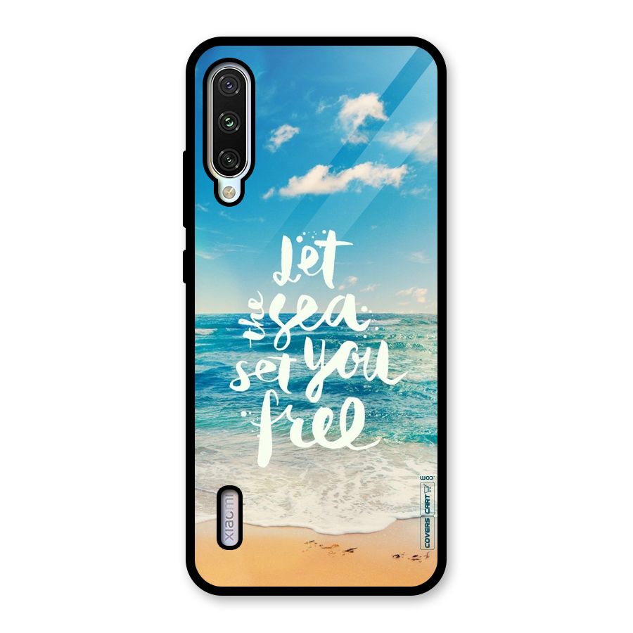Free Sea Glass Back Case for Mi A3