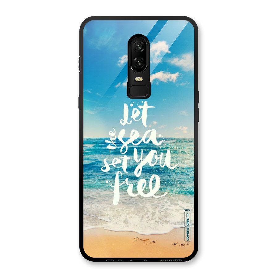 Free Sea Glass Back Case for OnePlus 6