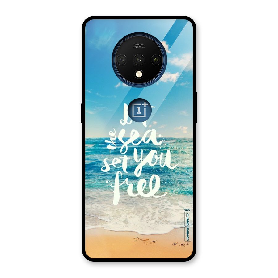 Free Sea Glass Back Case for OnePlus 7T