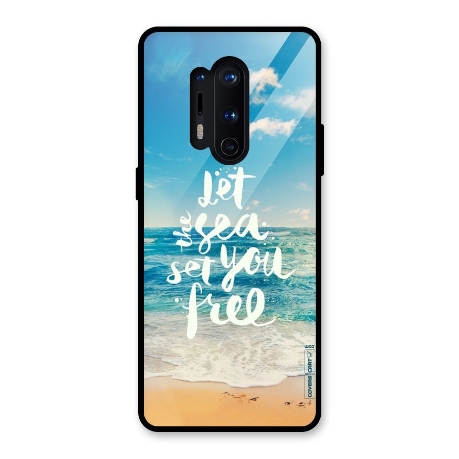 Free Sea Glass Back Case for OnePlus 8 Pro