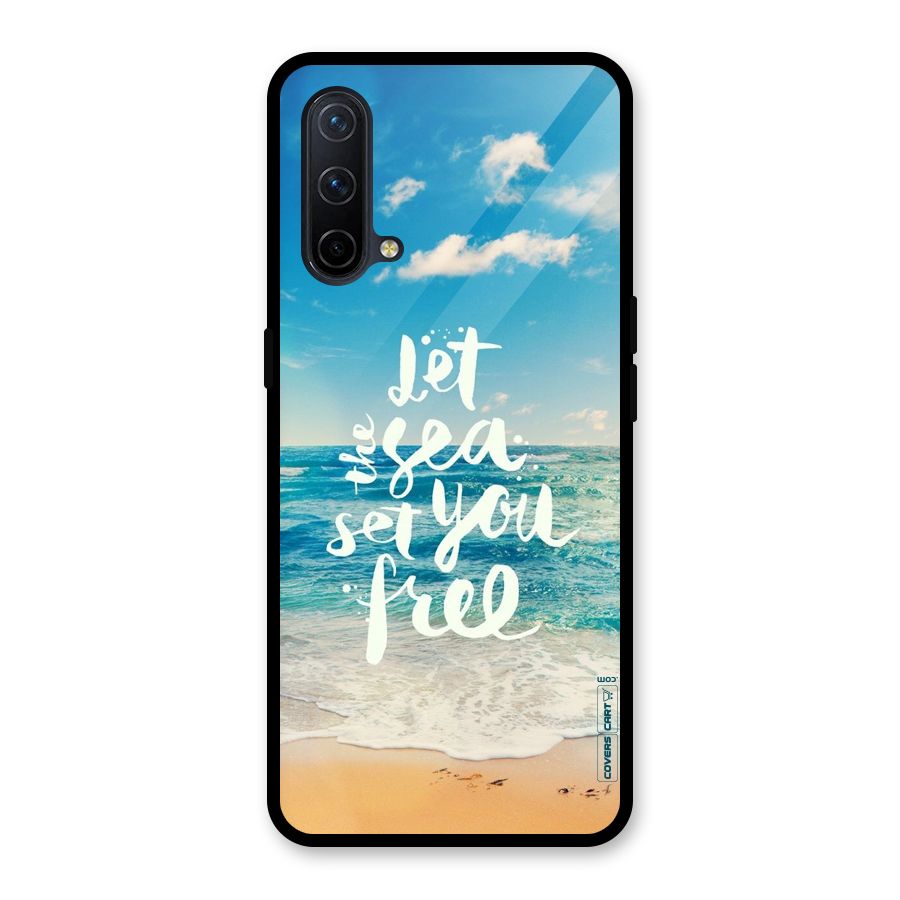 Free Sea Glass Back Case for OnePlus Nord CE 5G
