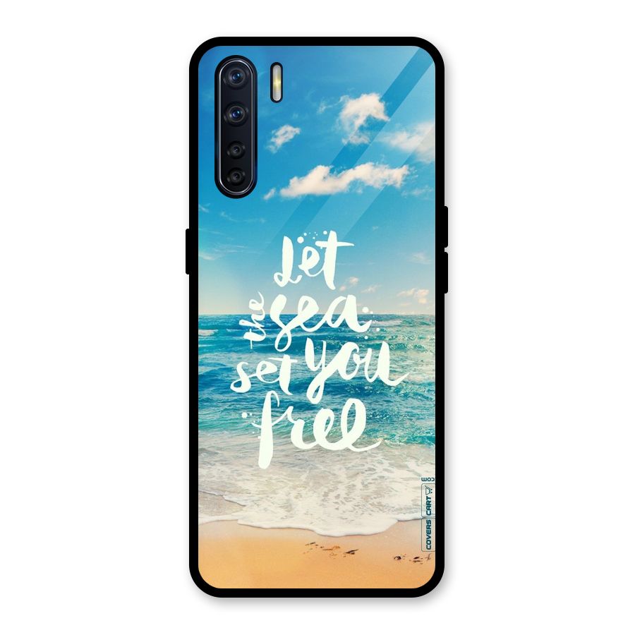 Free Sea Glass Back Case for Oppo F15