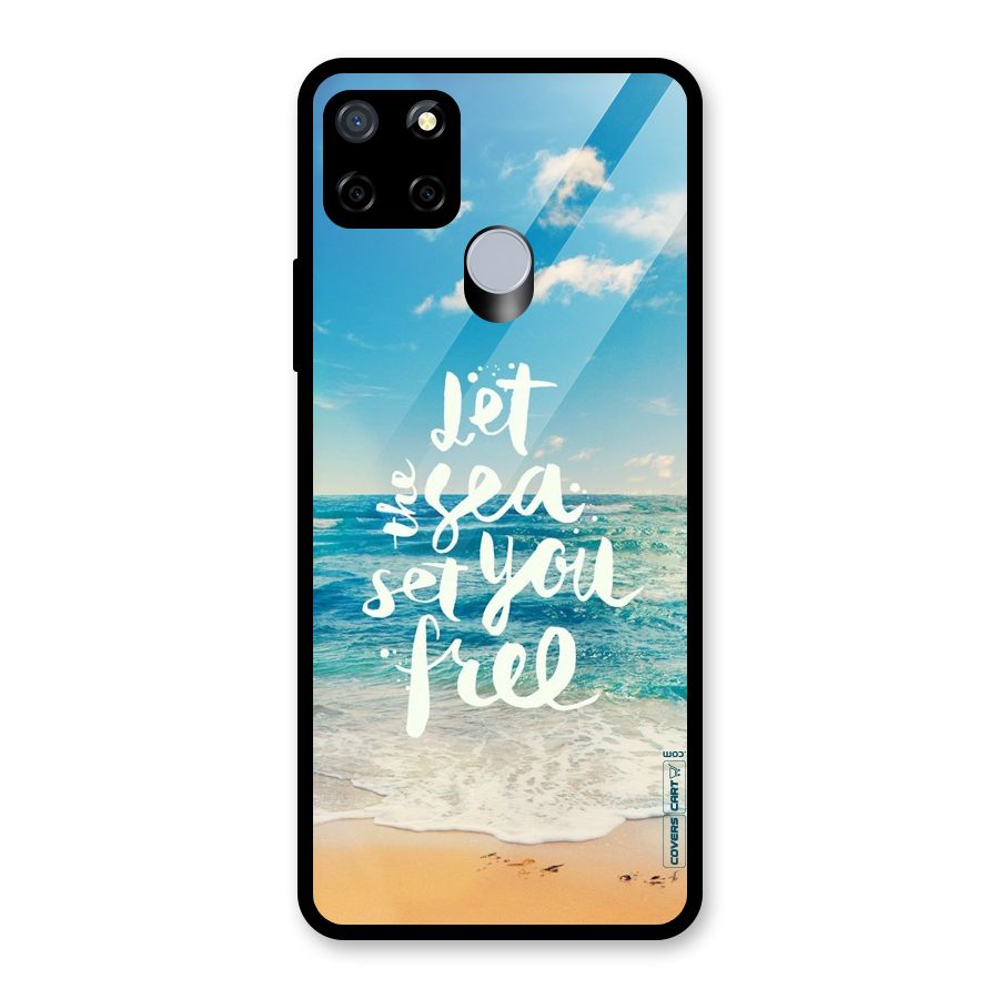 Free Sea Glass Back Case for Realme Narzo 30A