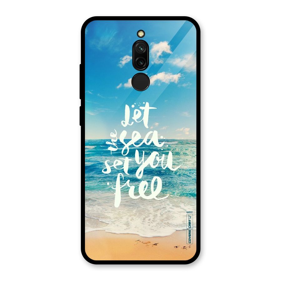 Free Sea Glass Back Case for Redmi 8