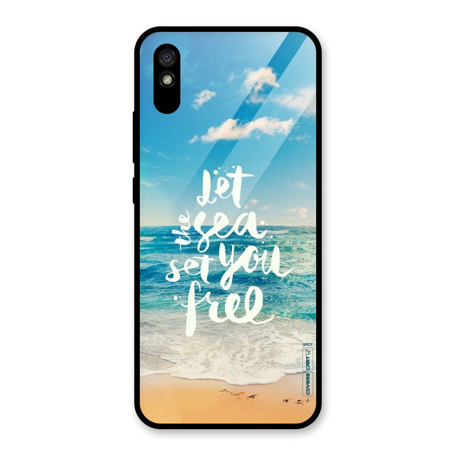Free Sea Glass Back Case for Redmi 9i