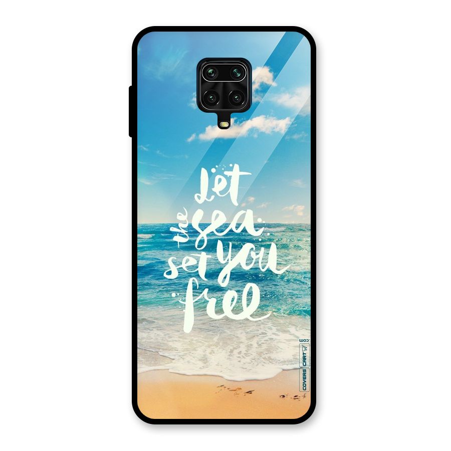 Free Sea Glass Back Case for Redmi Note 10 Lite