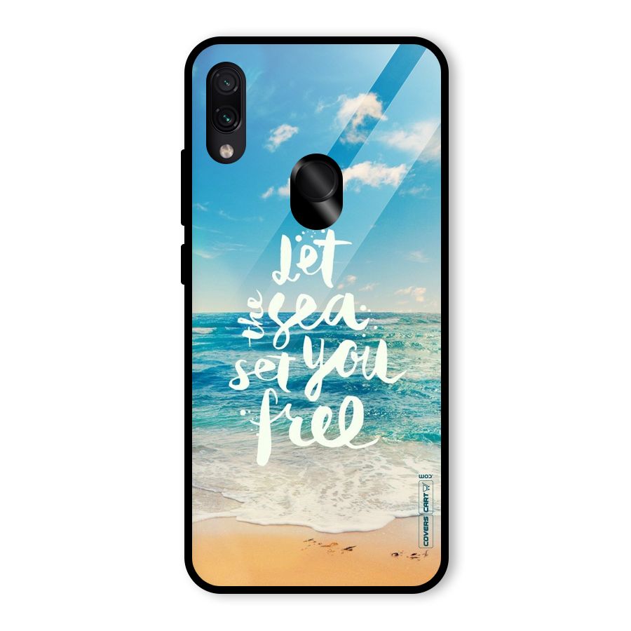 Free Sea Glass Back Case for Redmi Note 7 Pro