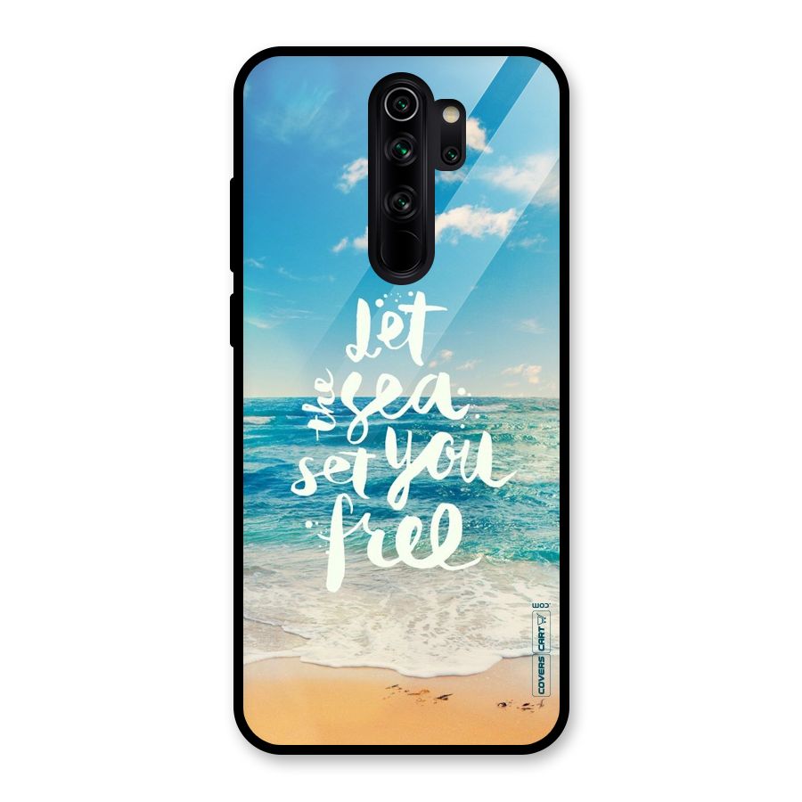 Free Sea Glass Back Case for Redmi Note 8 Pro