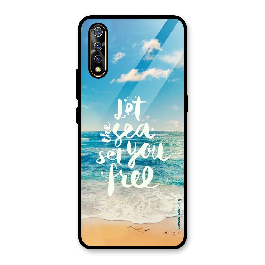 Free Sea Glass Back Case for Vivo S1