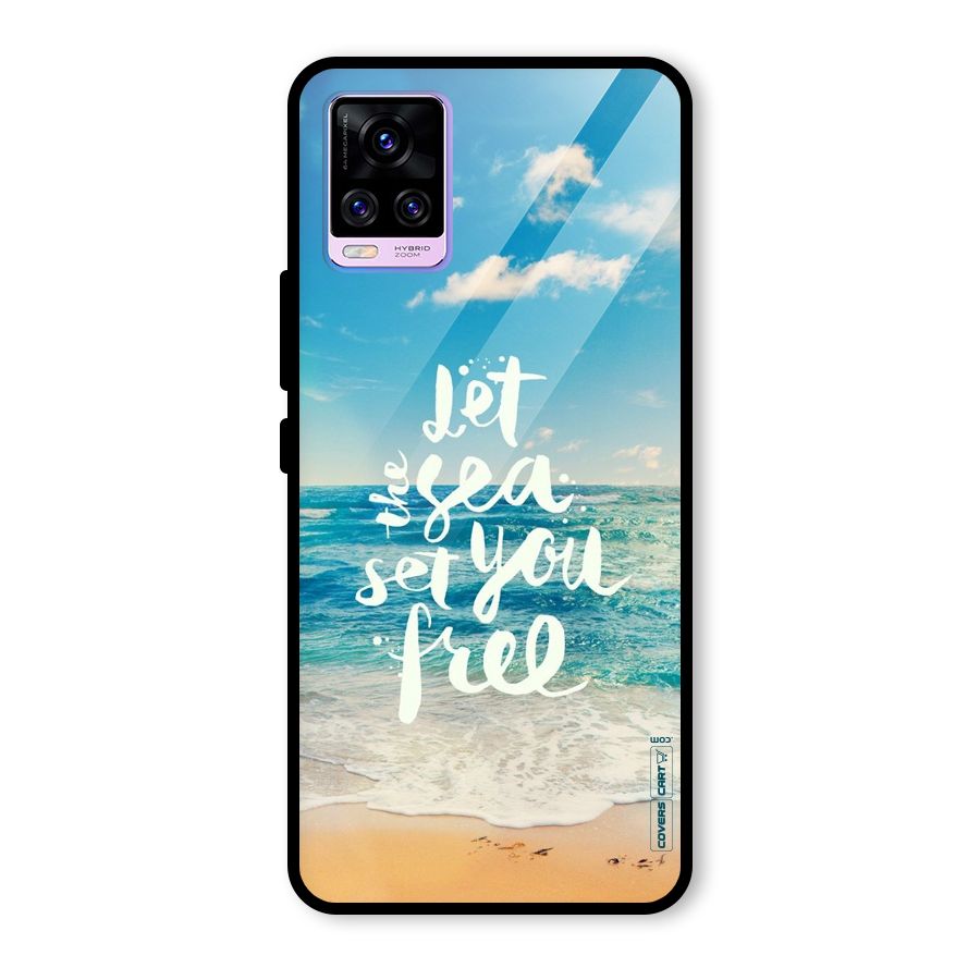 Free Sea Glass Back Case for Vivo V20 Pro