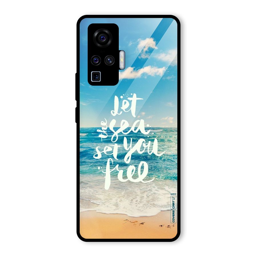 Free Sea Glass Back Case for Vivo X50 Pro