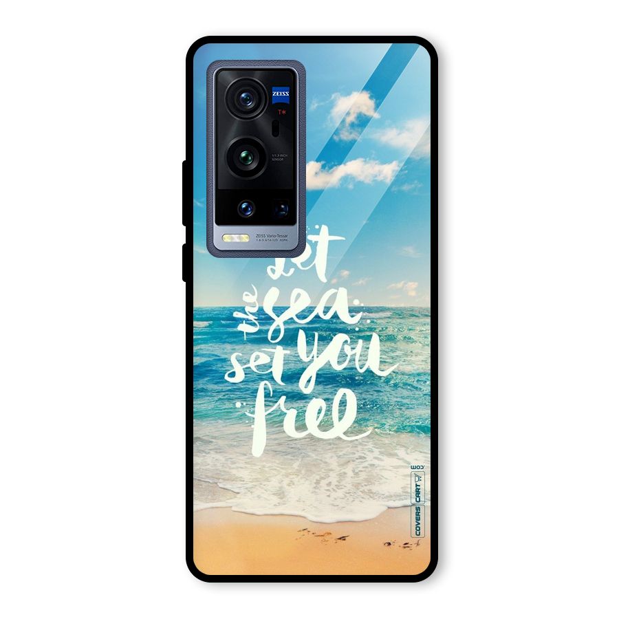 Free Sea Glass Back Case for Vivo X60 Pro Plus