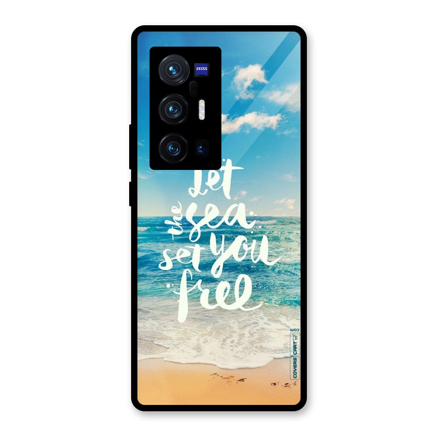Free Sea Glass Back Case for Vivo X70 Pro Plus